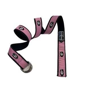 Women’s pink university of Georgia woven fabric belt